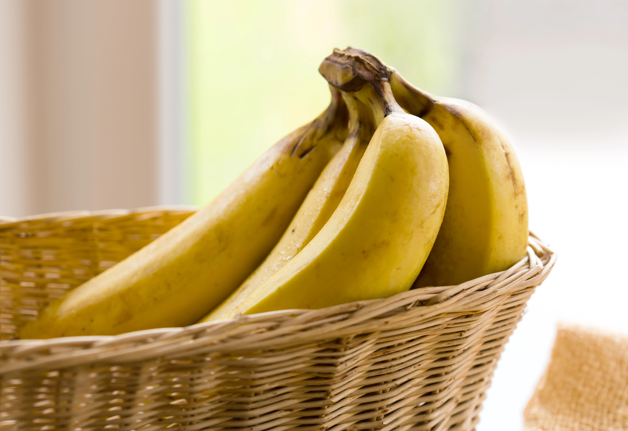 bananas in a basket