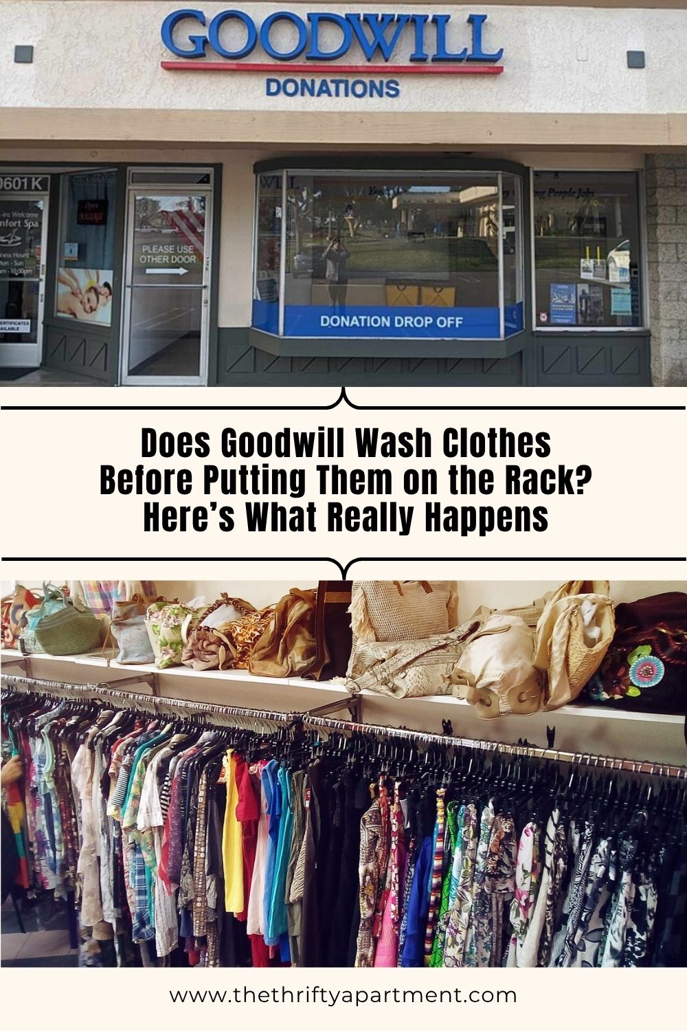 Goodwill Clothes Racks Does Goodwill Wash Clothes Before Putting Them on the Rack? Here's What ...