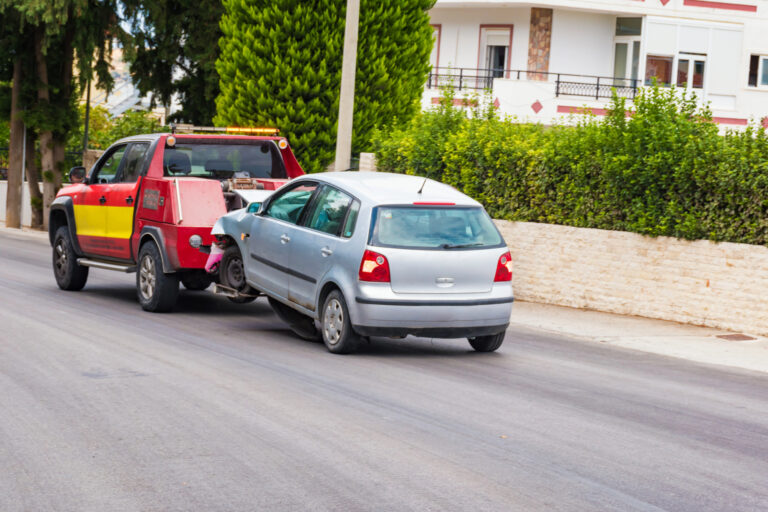 car towed