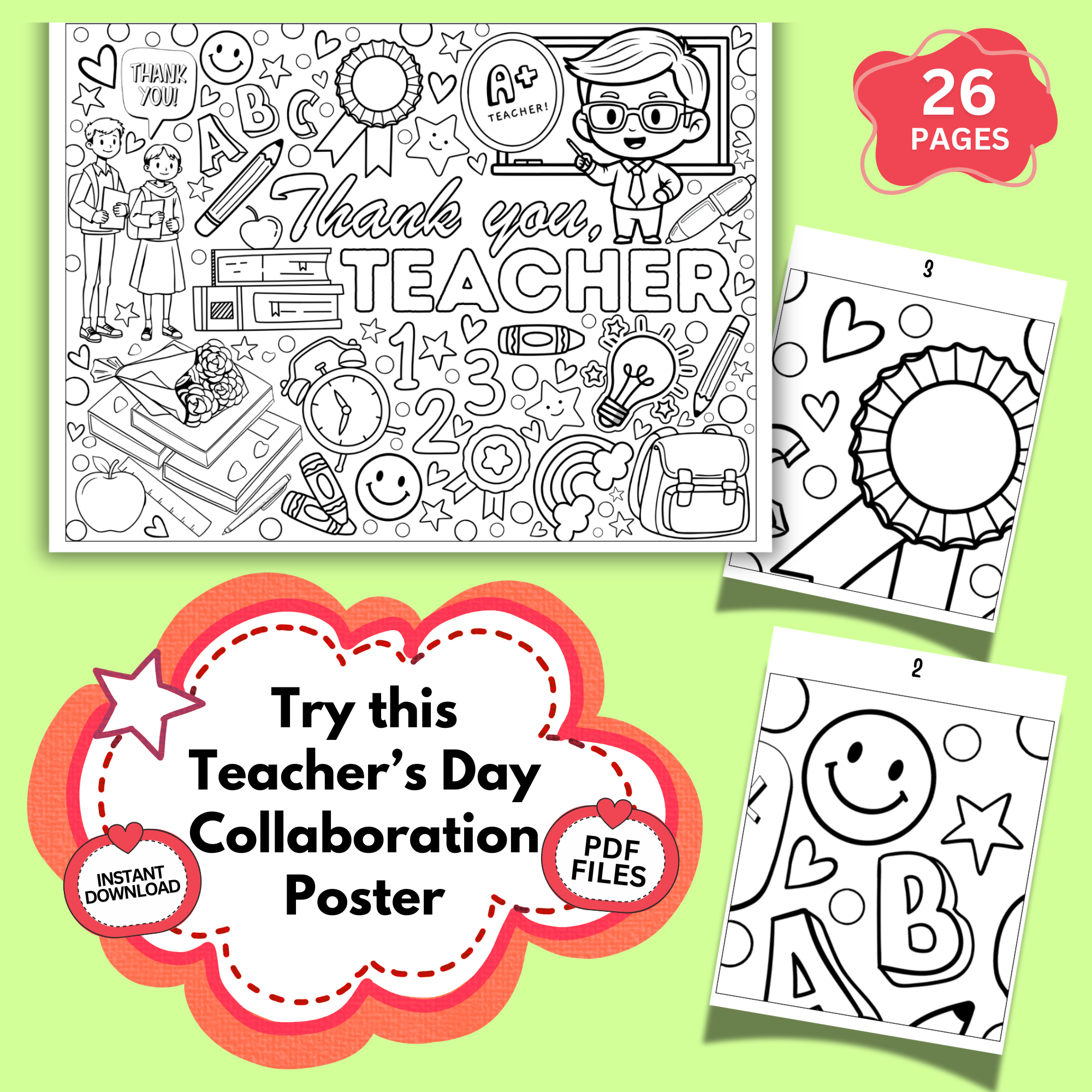 teacher appreciation poster printable