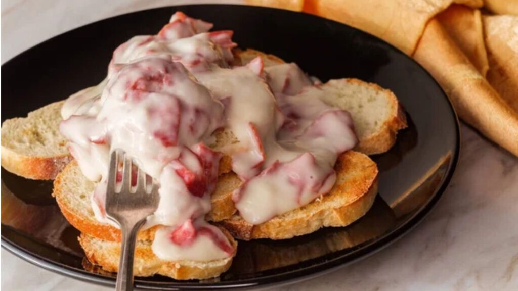 Chipped Beef on Toast