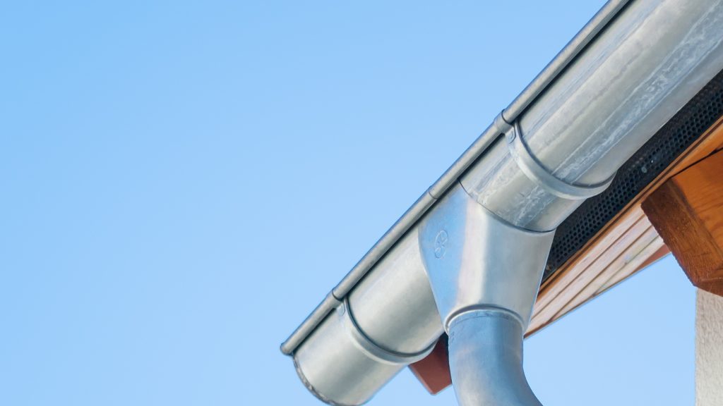 gutters on house