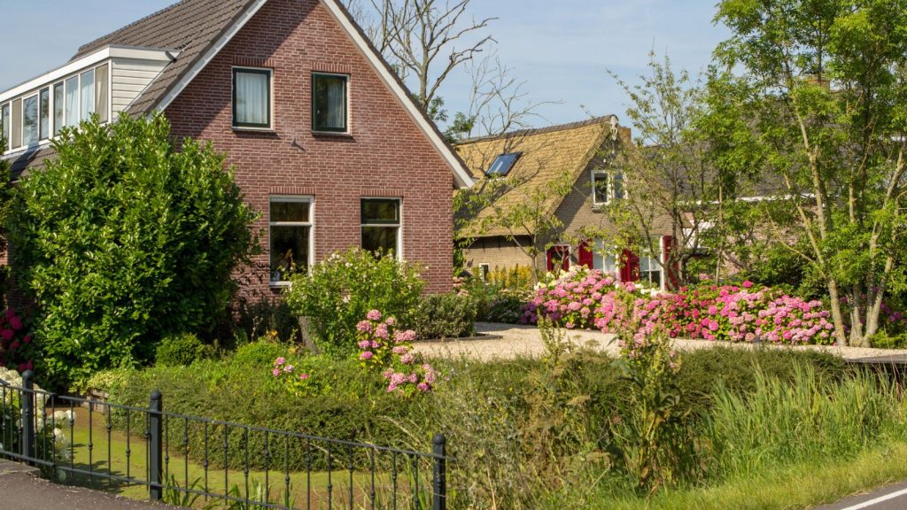 Traditional village house in Holland