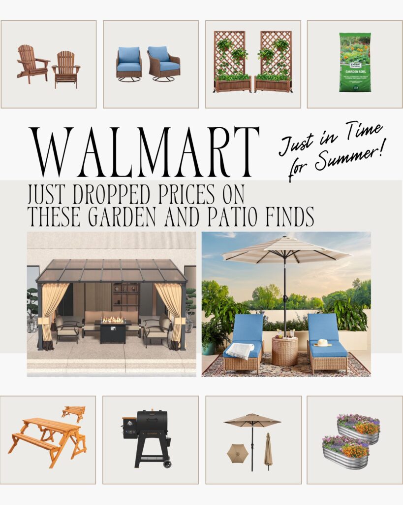 Walmart Just dropped prices on these garden and patio finds just in time for Summer pin