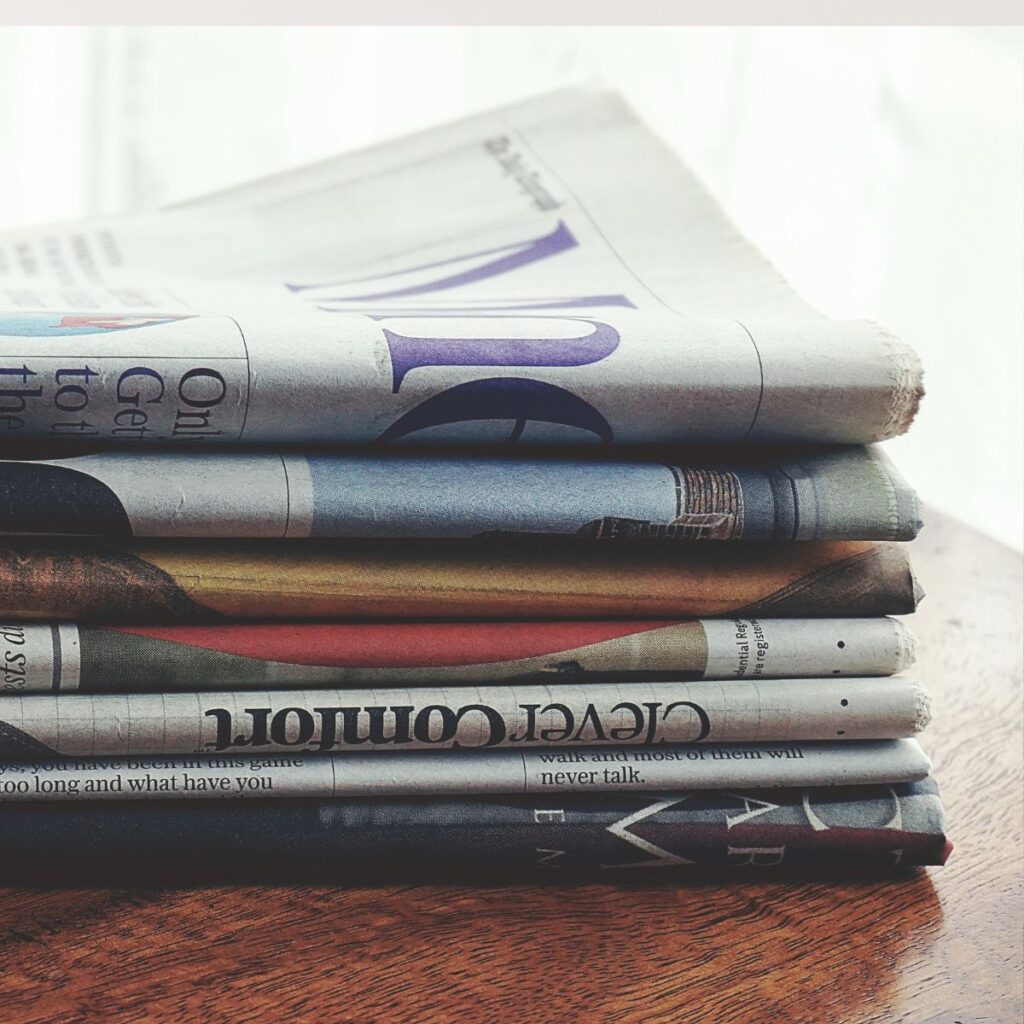 old newspapers