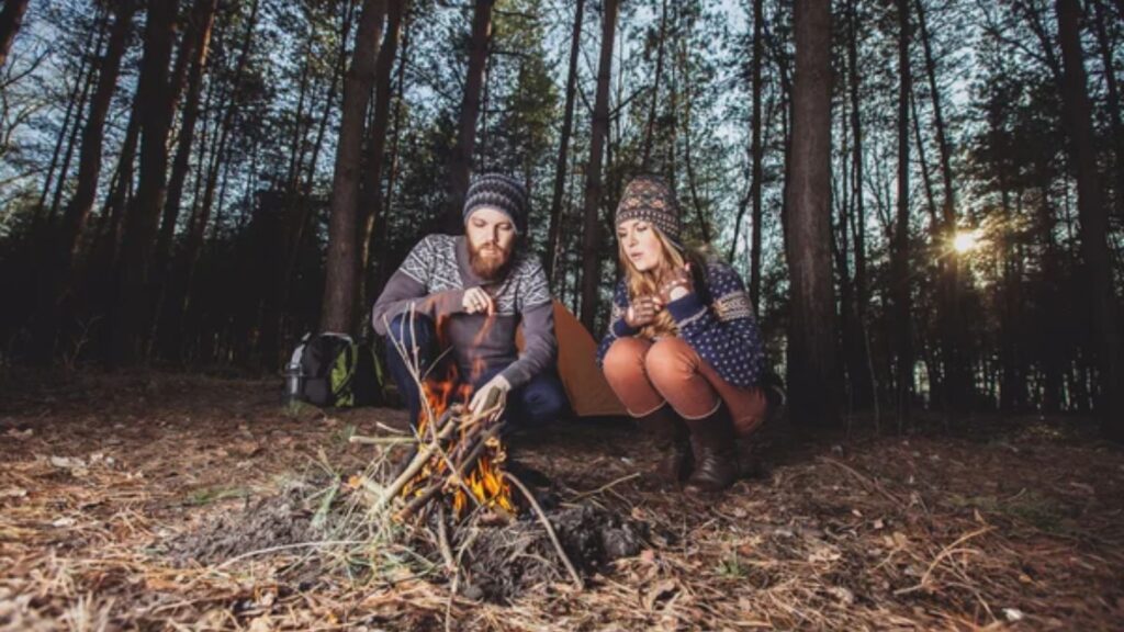 starting a fire