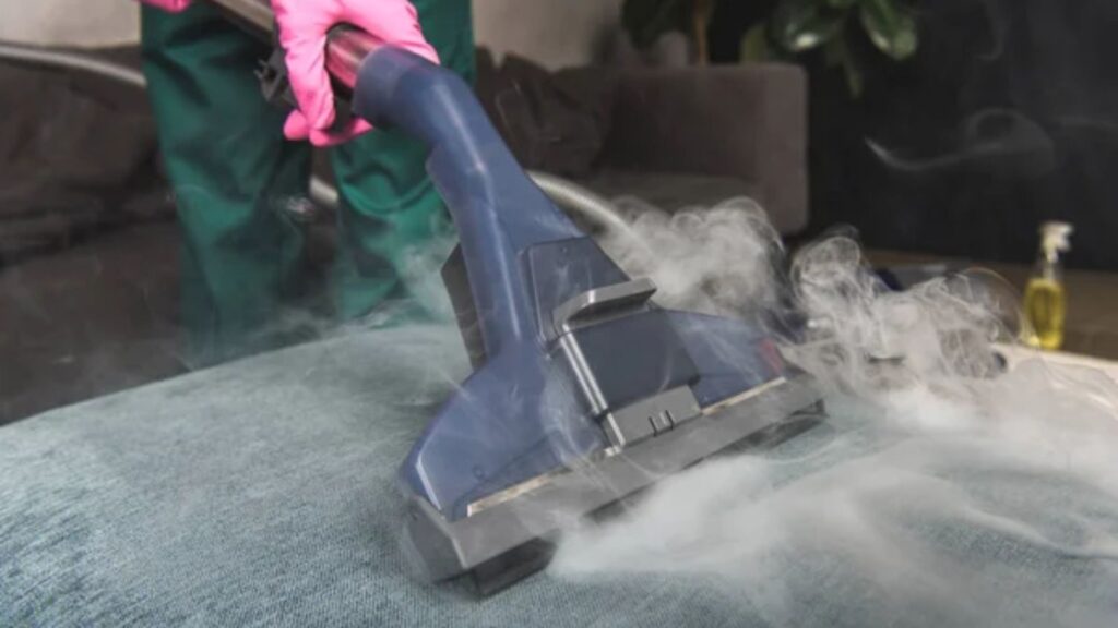 steam clean a sofa