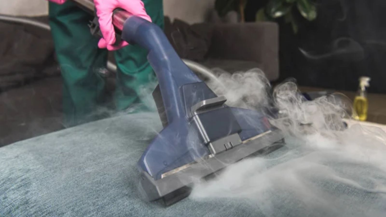 steam clean a sofa