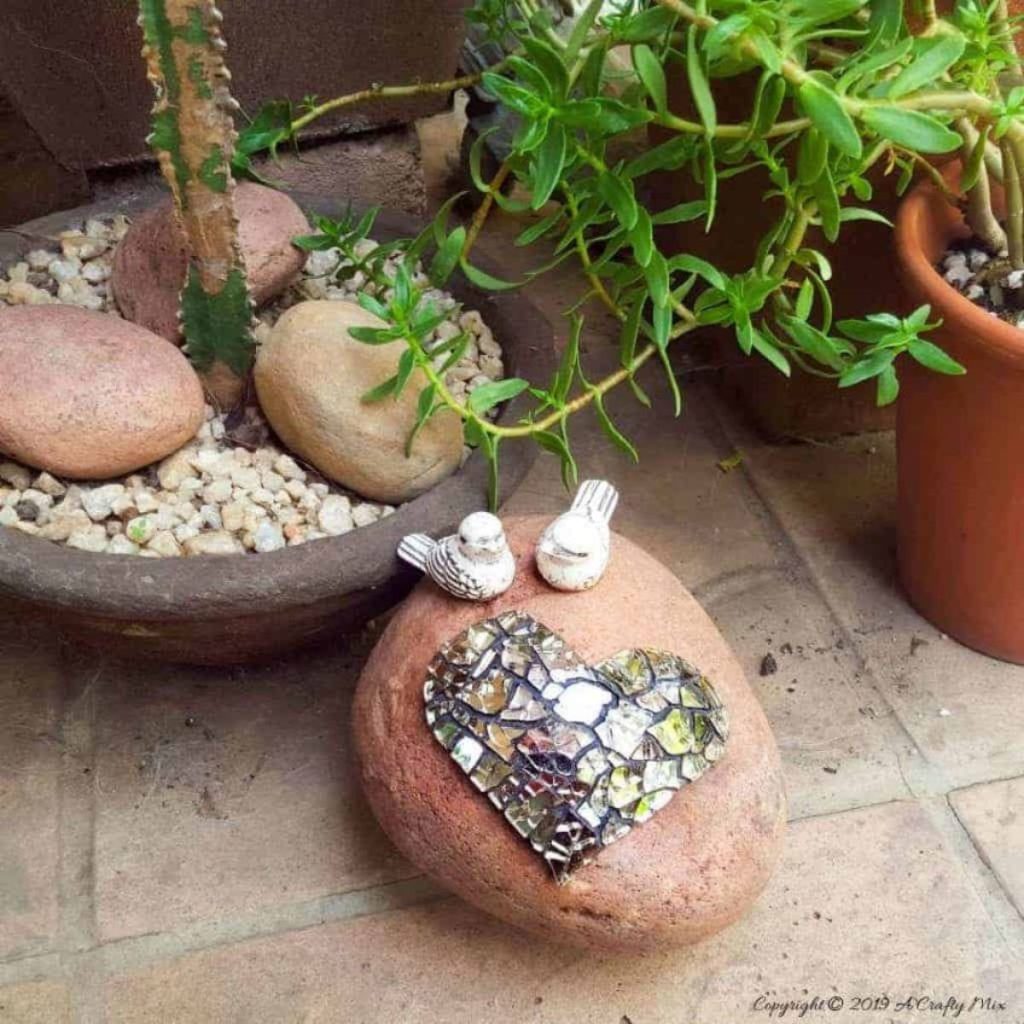 Mosaic doorstop