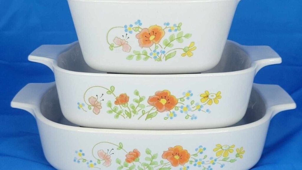 CorningWare Wildflower Pattern