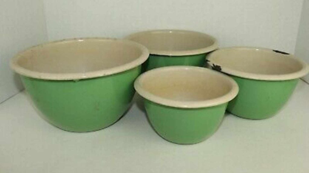 Vintage Enamelware Set