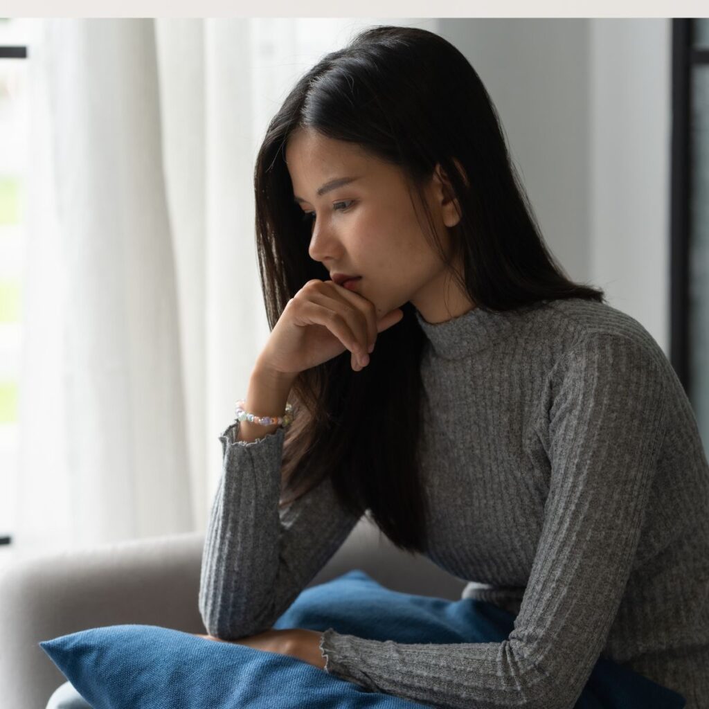 unsure woman