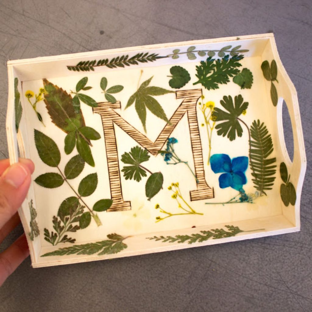 Pressed Flower Tray Craft
