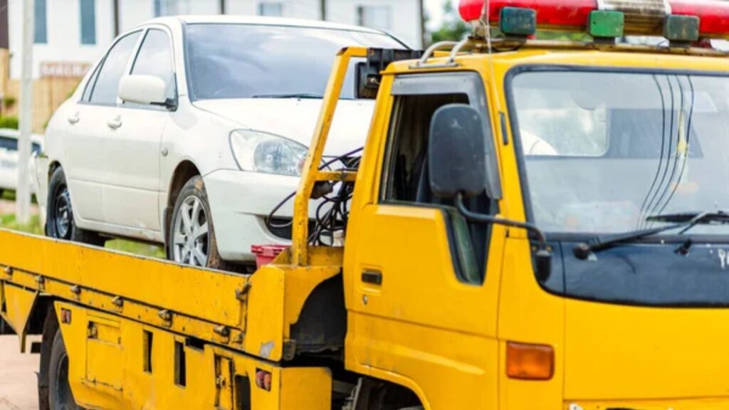 towed