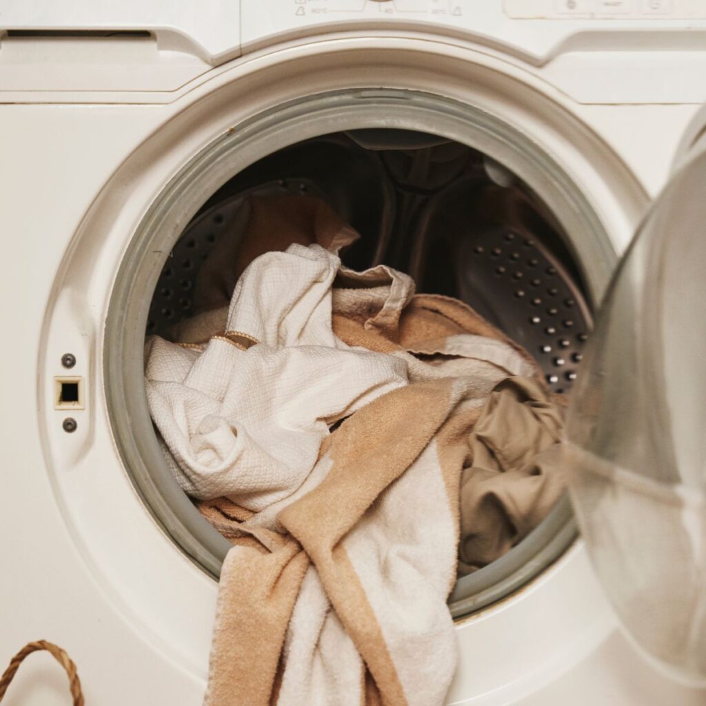 doing laundry