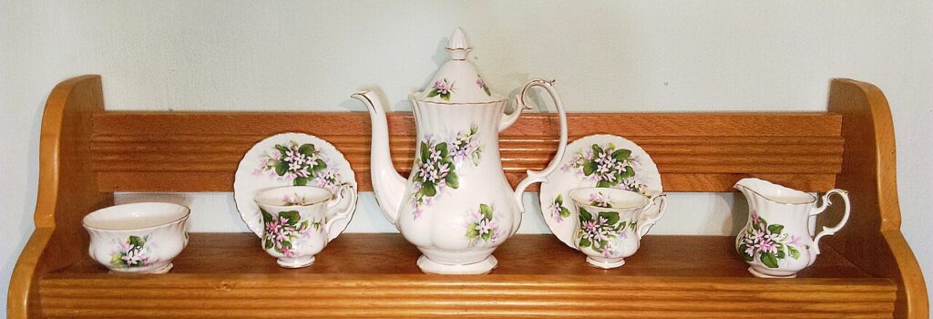 1280px Mayflower by Royal Albert Coffee Service Porcelain Coffee Pot