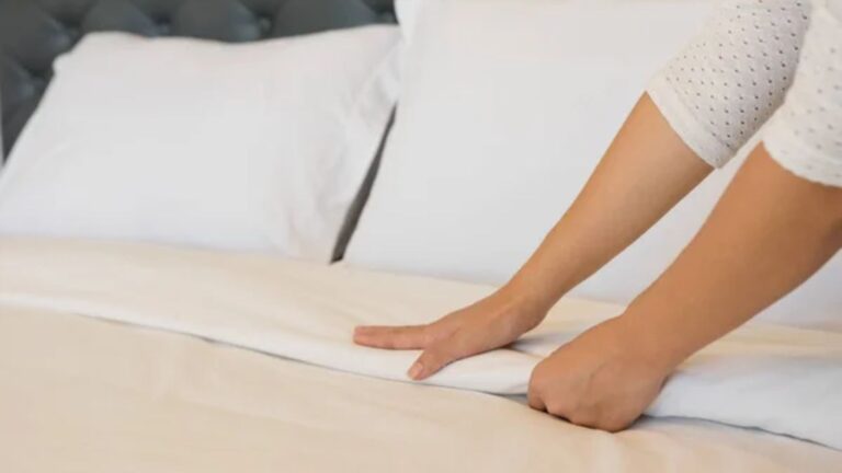 Make the bed every morning