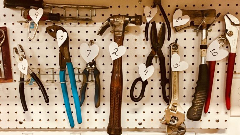 Pegboard Tool Walls