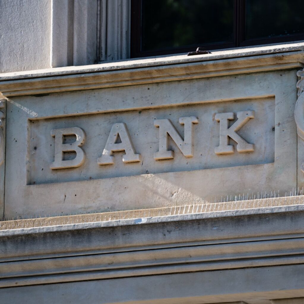 bank sign