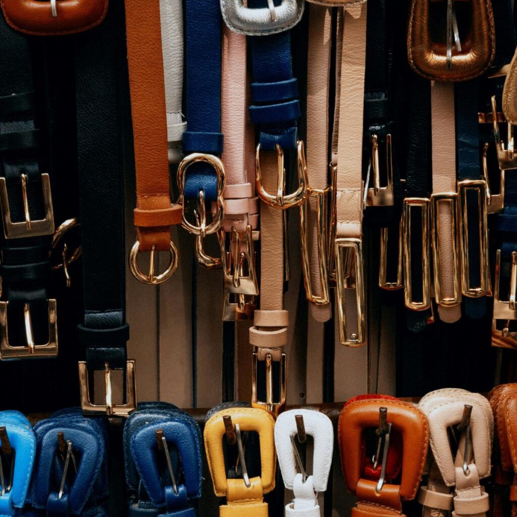 bunch of belts