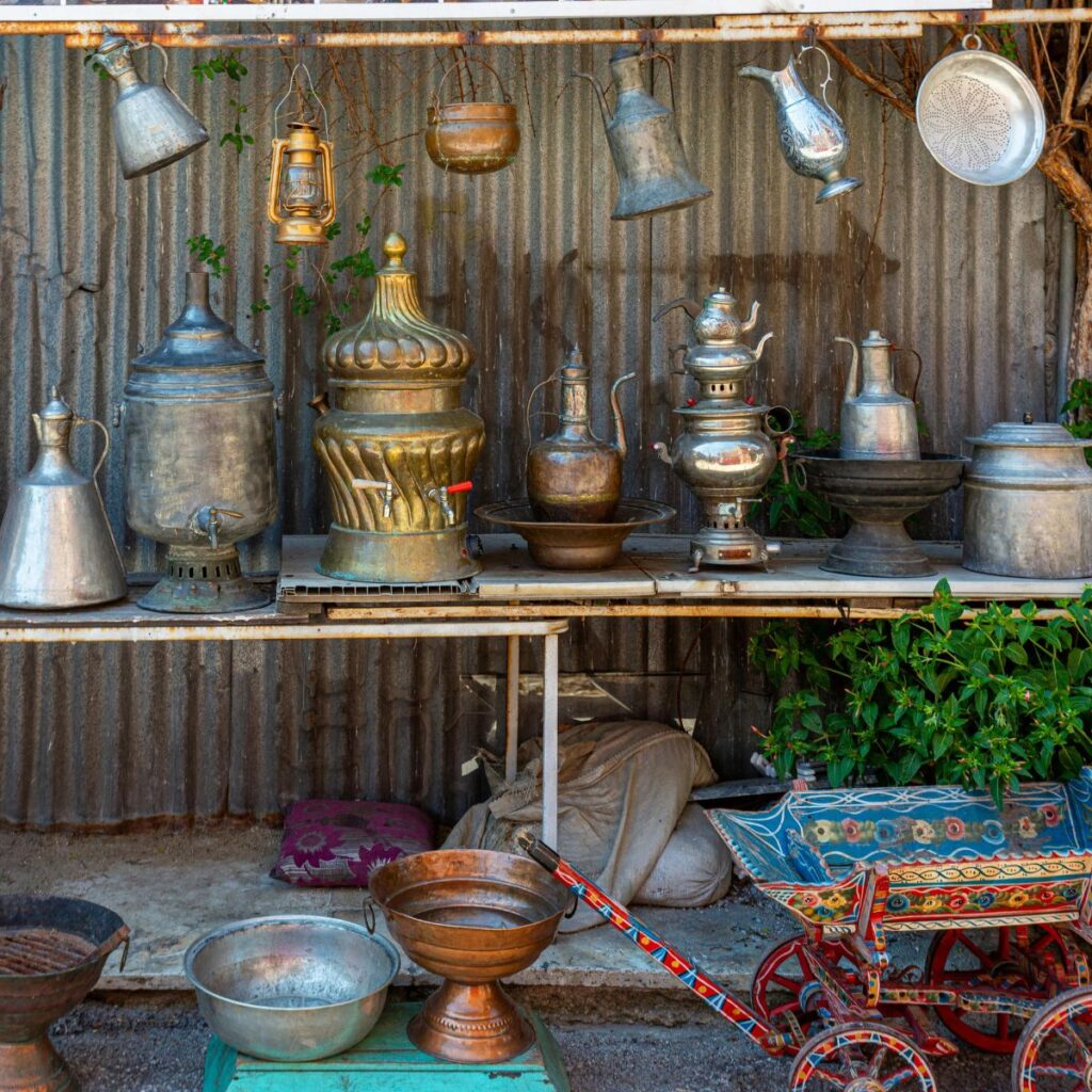 items at garage sale