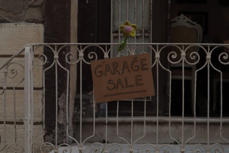 garage sale