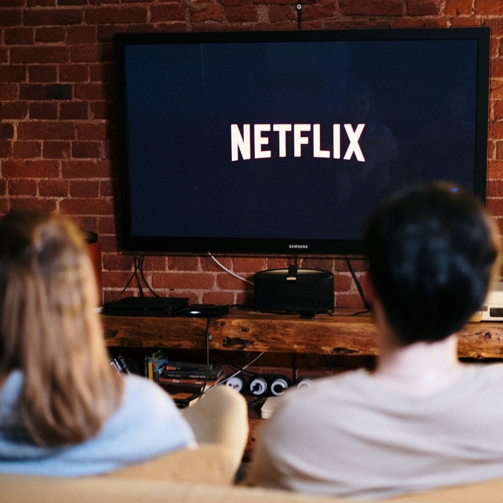 people watching netflix tv