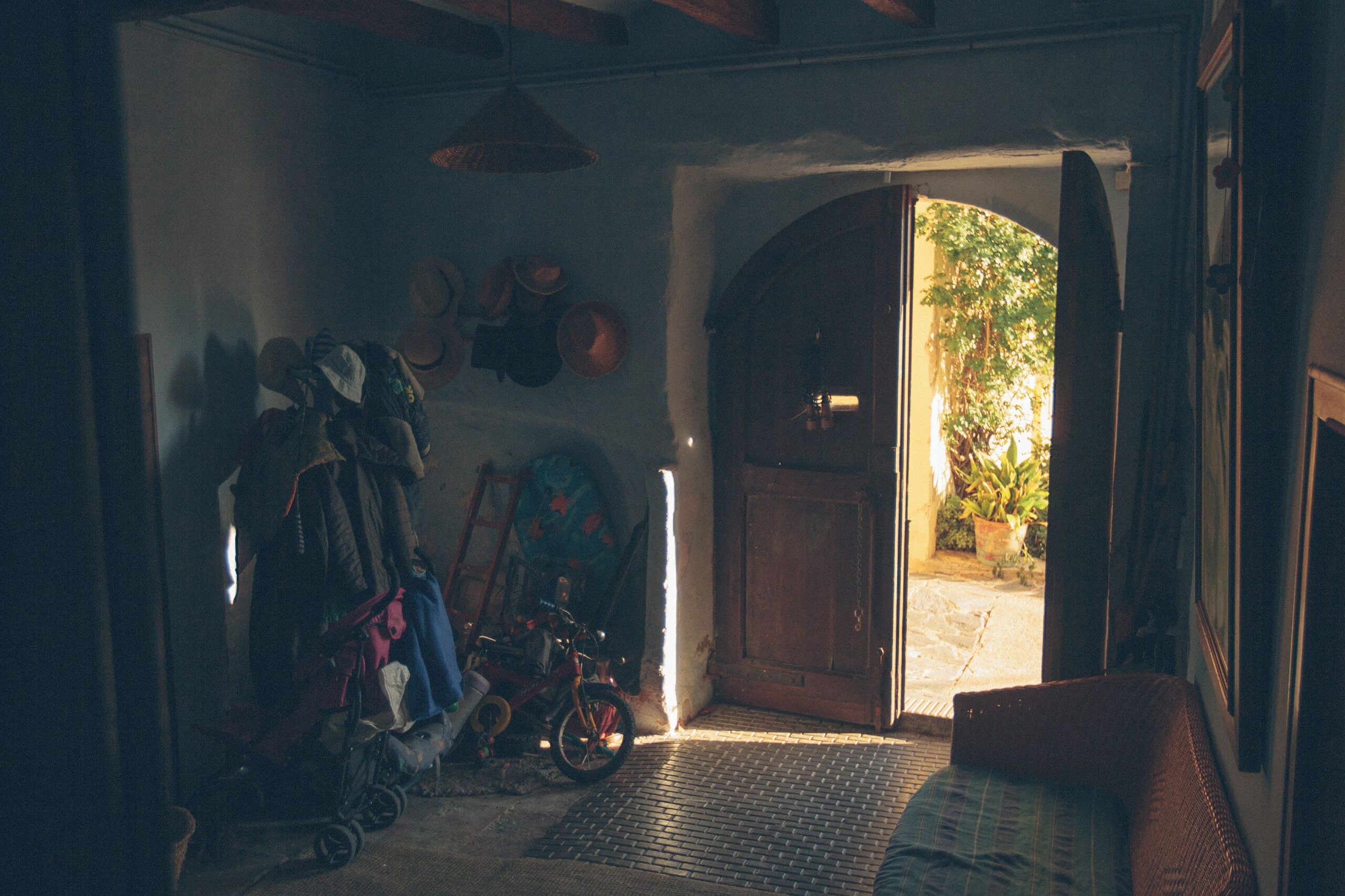 A Cluttered Entryway