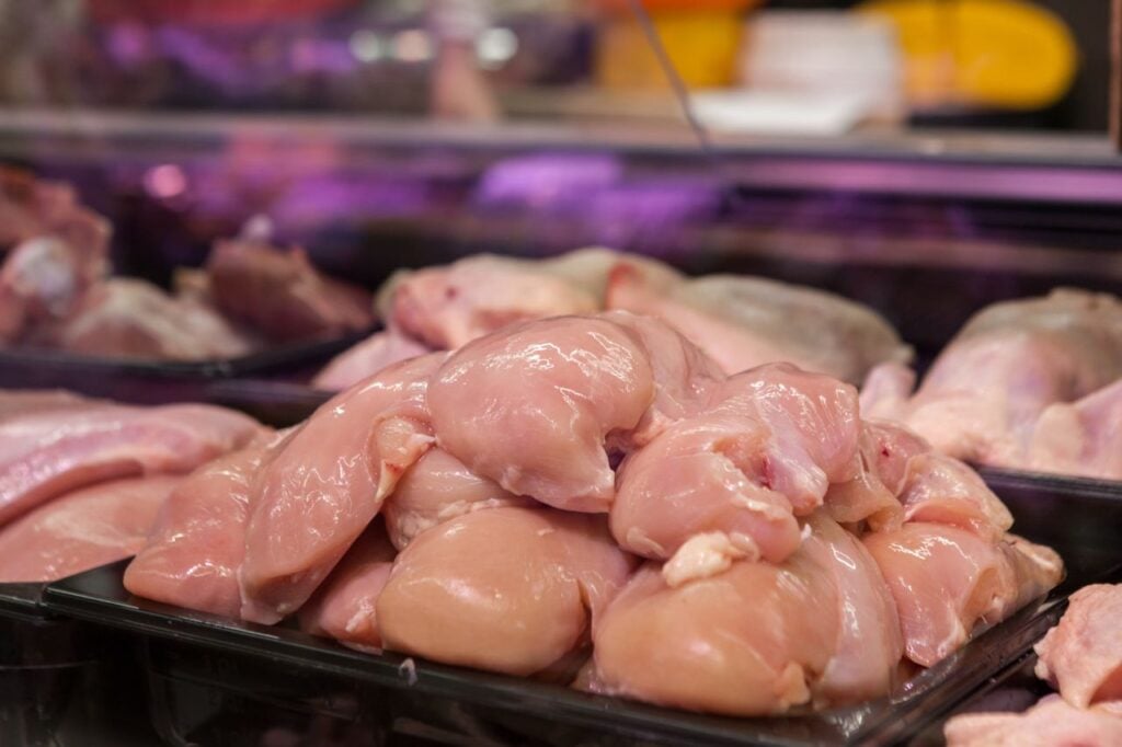 raw chicken