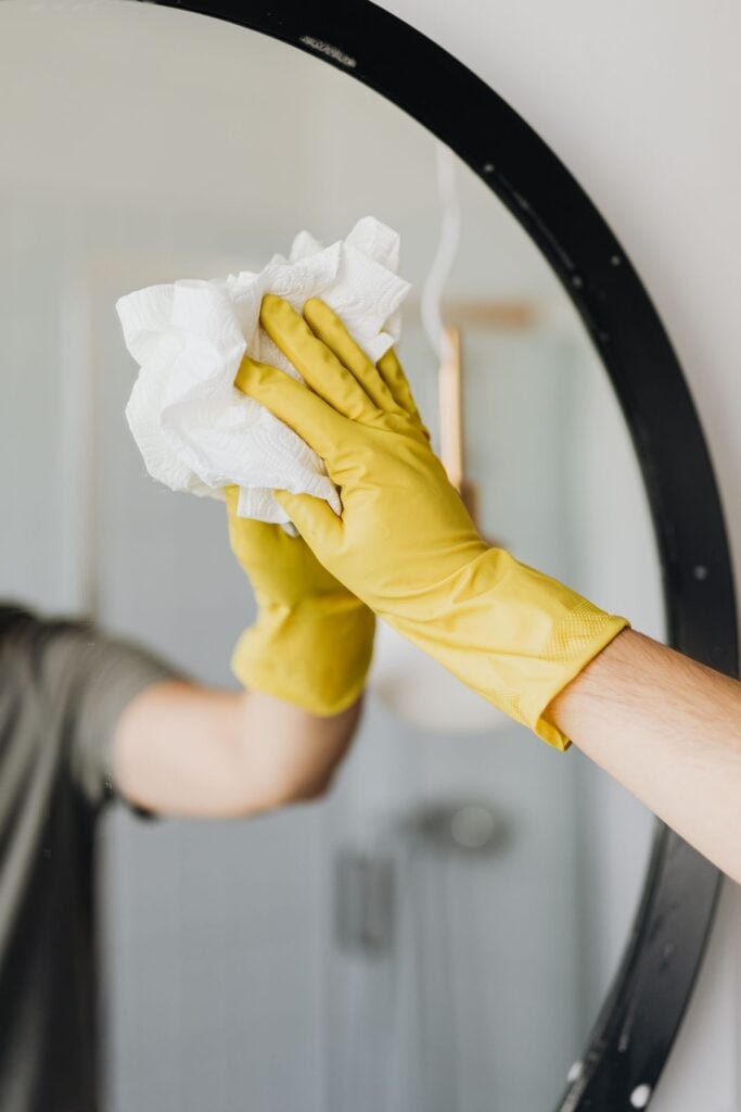 cleaning windows