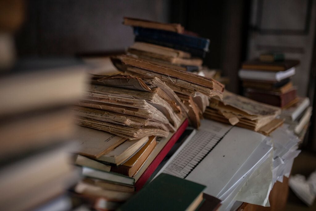 Water-Damaged Books