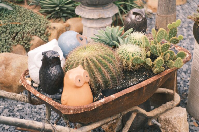 Tipped Wheelbarrow Planter