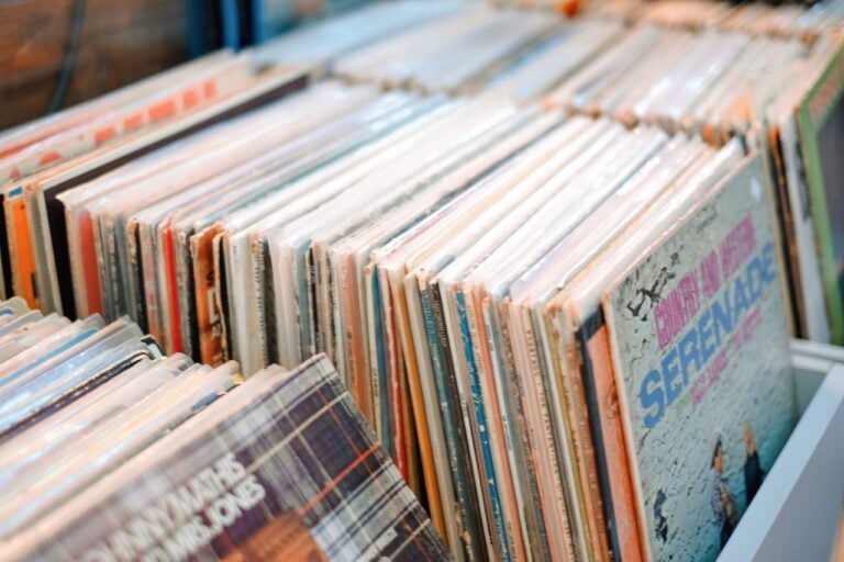 vinyl records