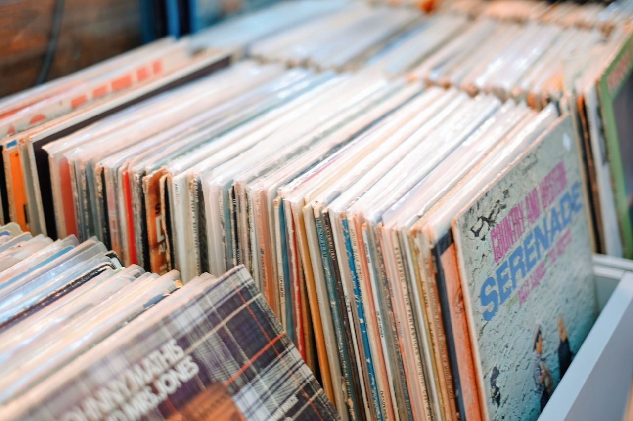 vinyl records