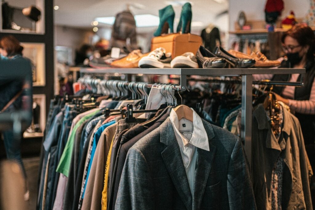 clothing aisle