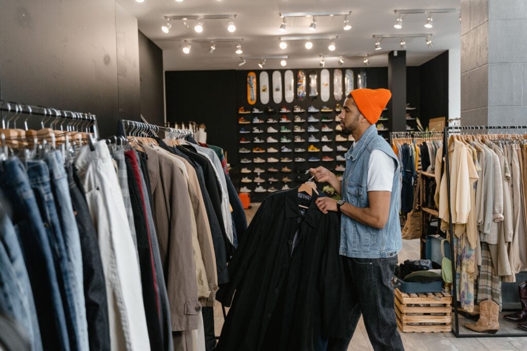 men thrift store