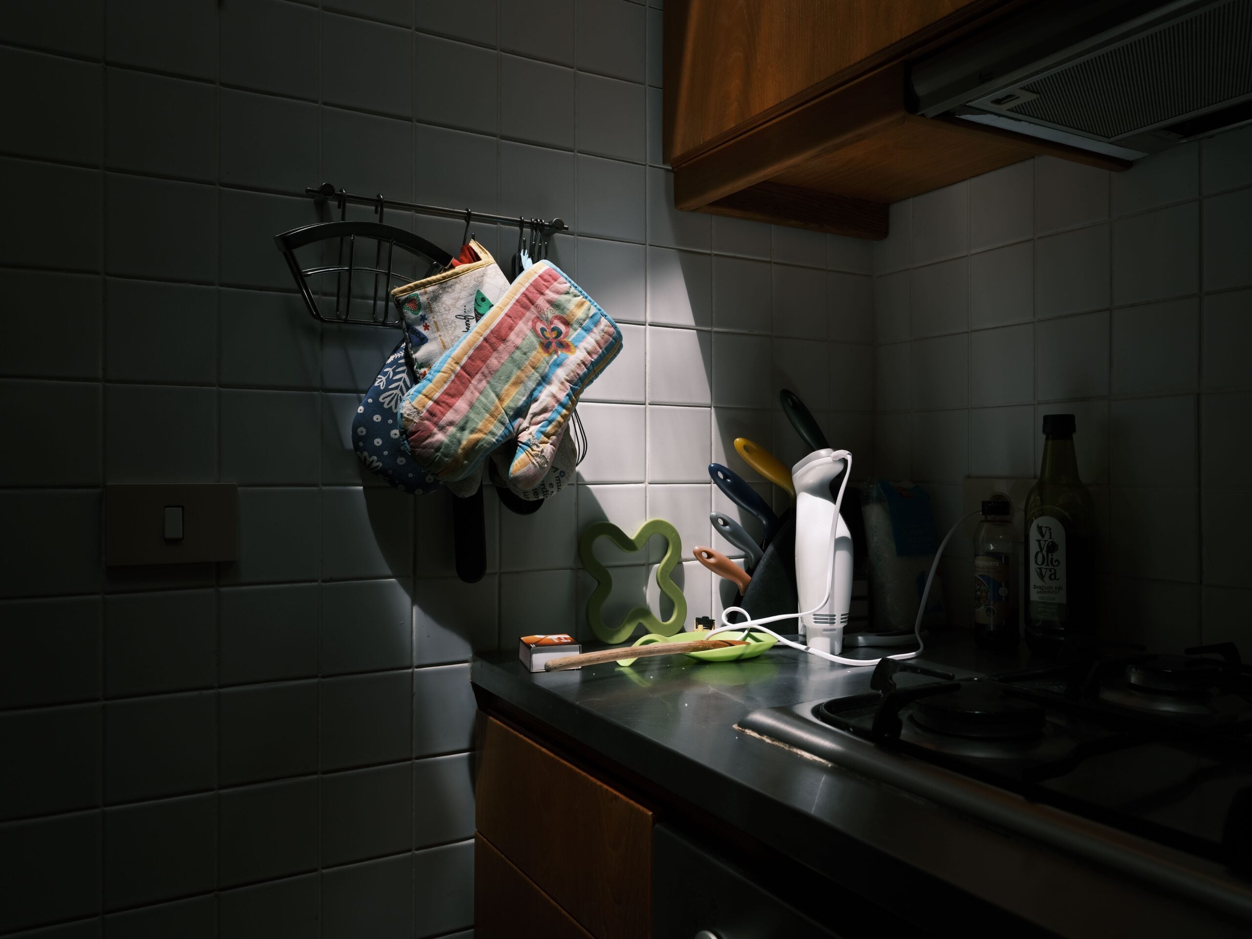 Behind the Stove
